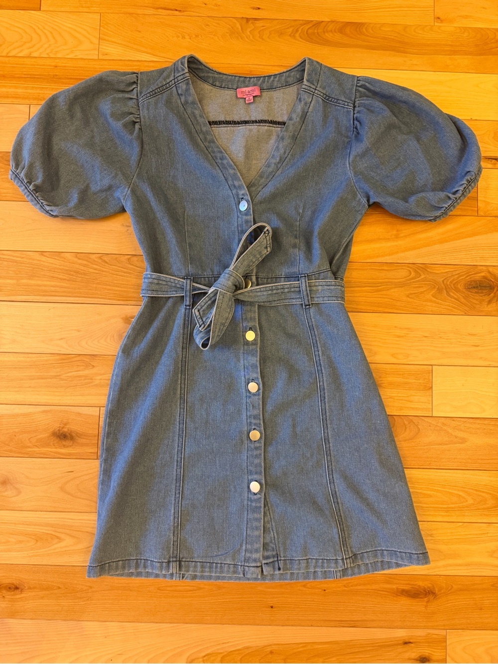 Francesca’s Button Up Denim Dress—Small